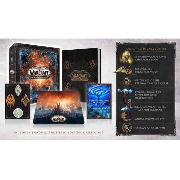 Blizzard World of Warcraft Shadowlands Collector’s Edition - WOW PC Gaming - Picture 6 of 11